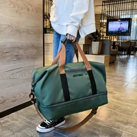 Sac de voyage extensible pour femmes, sac à main de sport, sac de Fitness, grande capacité, sac de nuit pour week-end à une épaule 1