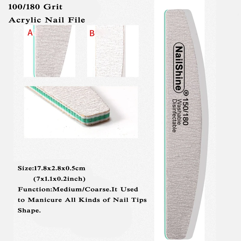 8 pezzi/kit set lime per unghie scatola regalo doppio lato buffer per unghie lucidatura manicure pedicure fai da te spugna levigatura carta vetrata strumento nail art_voghion.com