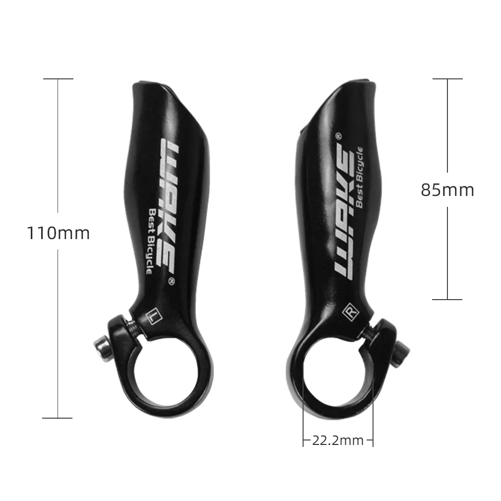 Bicycle Handlebar Auxiliary Aluminum Alloy Mountain Bike Handlebar Ends MTB Bull Horn Rest Handle Bar Bike Vice Handle Bar