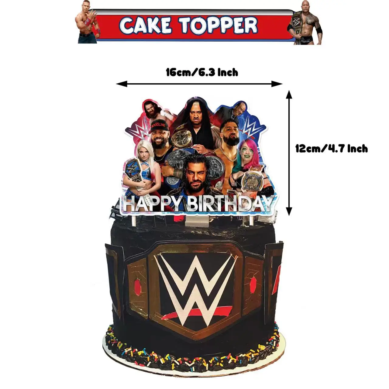 Wwe Wrestling Cake
