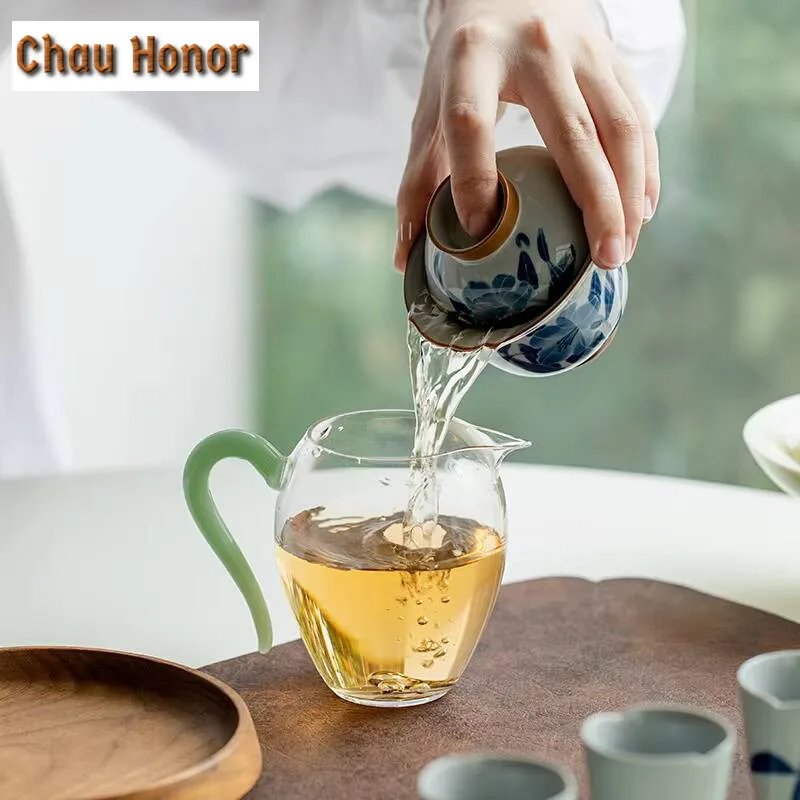 120ml Ancient Blue And White Ceramic Tea Tureen Hand Painted Lily Covered Bowl With Lid Tea Making Gaiwan Kung Fu Tea Set Gifts