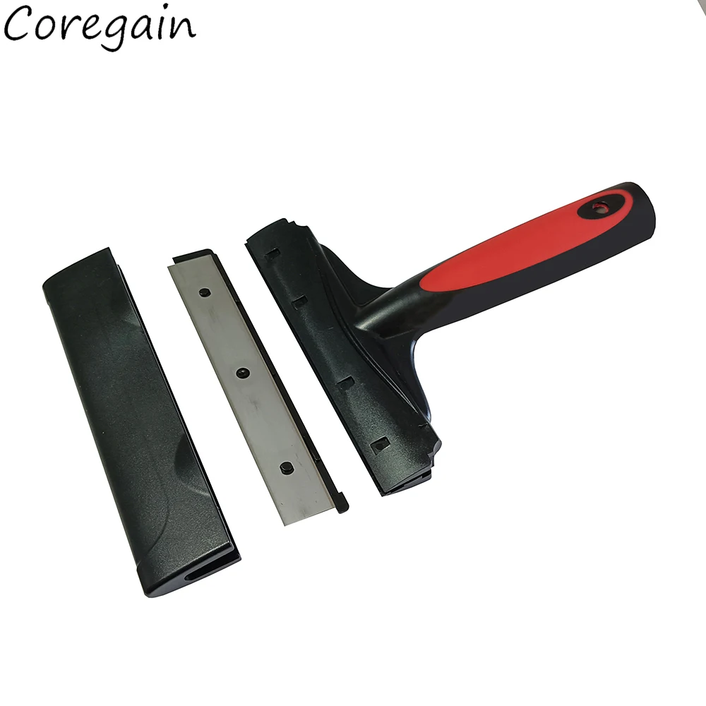 Car Sticker Razor Scraper Remover for Cleaning Stainless Steel Blade Vinyl Film Glue Window Ceramic Glass Oven Shovel Spatula razor blade scraper car sticker remover razor blade scrapers car film scraper car vinyl scraper glue removal scraper automotive film tools