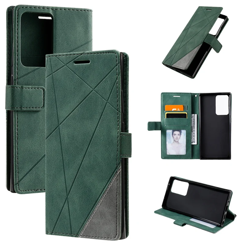 Ledertasche Schutzhülle für Samsung Galaxy Note 20 8 9 10 Plus Note 20 Ultra Stand Flip Wallet Case_voghion.com