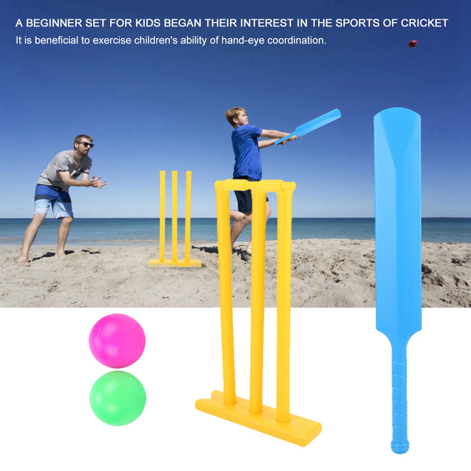 Children Cricket Set Children Cricket Set Gift Sports Interactive Board Game Cricket Play Toys Cricket Sports Cricket Board Game