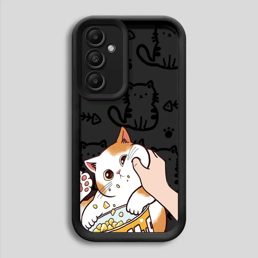 Soft Cartoon Cute Little Cat Phone Case