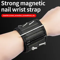 Multifunctional Magnetic Wrist Strap Screw Storage Bag Portable Electrician Wrist Guard Oxford Cloth Tool Kit Sturdy And Durable