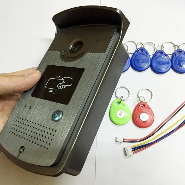 Video Intercom Door Phone System 1 RFID Card Reader HD Doorbell Camera In Stock Wholesale 4
