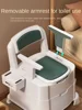 Portable Toilet Chair, Elderly and Pregnant Women, Indoor Deodorant Commode, Mobile Toilet, Comfort Design, Senior Bathroom Aid 3