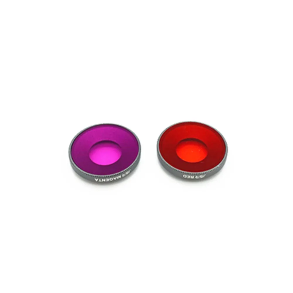 Snorkel Magenta Mergulho Filtro de Proteção Lente Substituição Capa para Dji Osmo Ação Drone Cardan Action3 Câmera Vermelho - Image 5