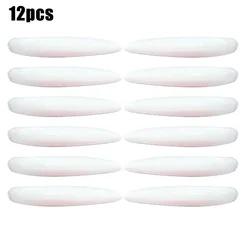 12 - Pack Car Door Edge Protector Trim Strips - Anti - Scratch Bumper Guard Mouldings (White)