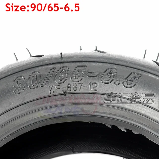 Pneu Tubeless 11 Pouces 100/55-6.5 Hors Route Pneu Tubeless Scooter 11 Pouces - 100/55-6.5 Ou 90/65-6.5 - Caoutchouc Renforcé - Usage Hors Route Pneu Remplacement Modifié