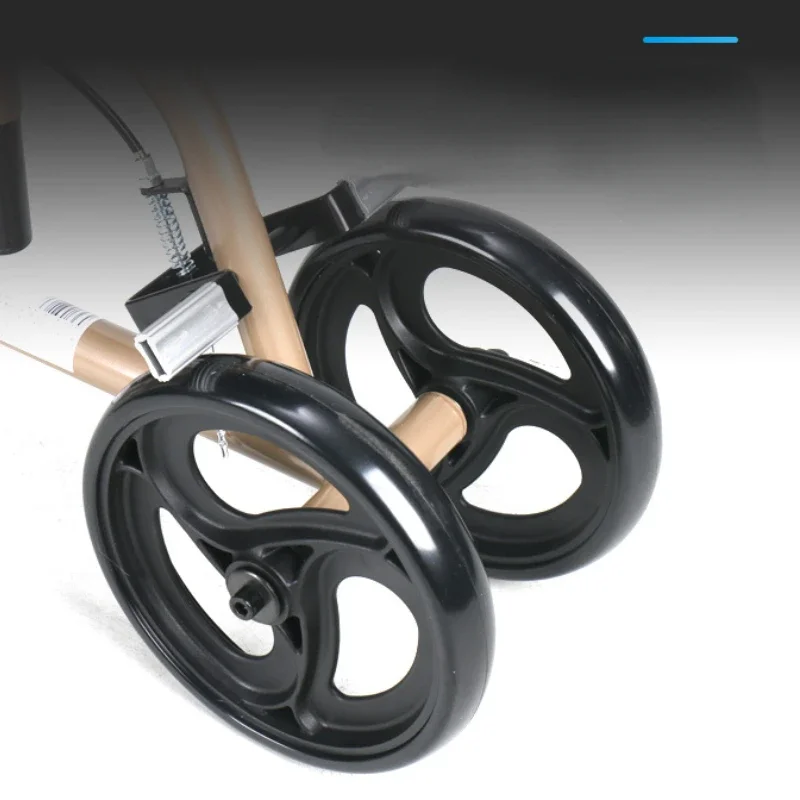 Leg Injury Rehabilitation Knee Scooter, Wheeled Walker for Disabled and Elderly, Assisted Mobility Crutches, Comfortable Support 5