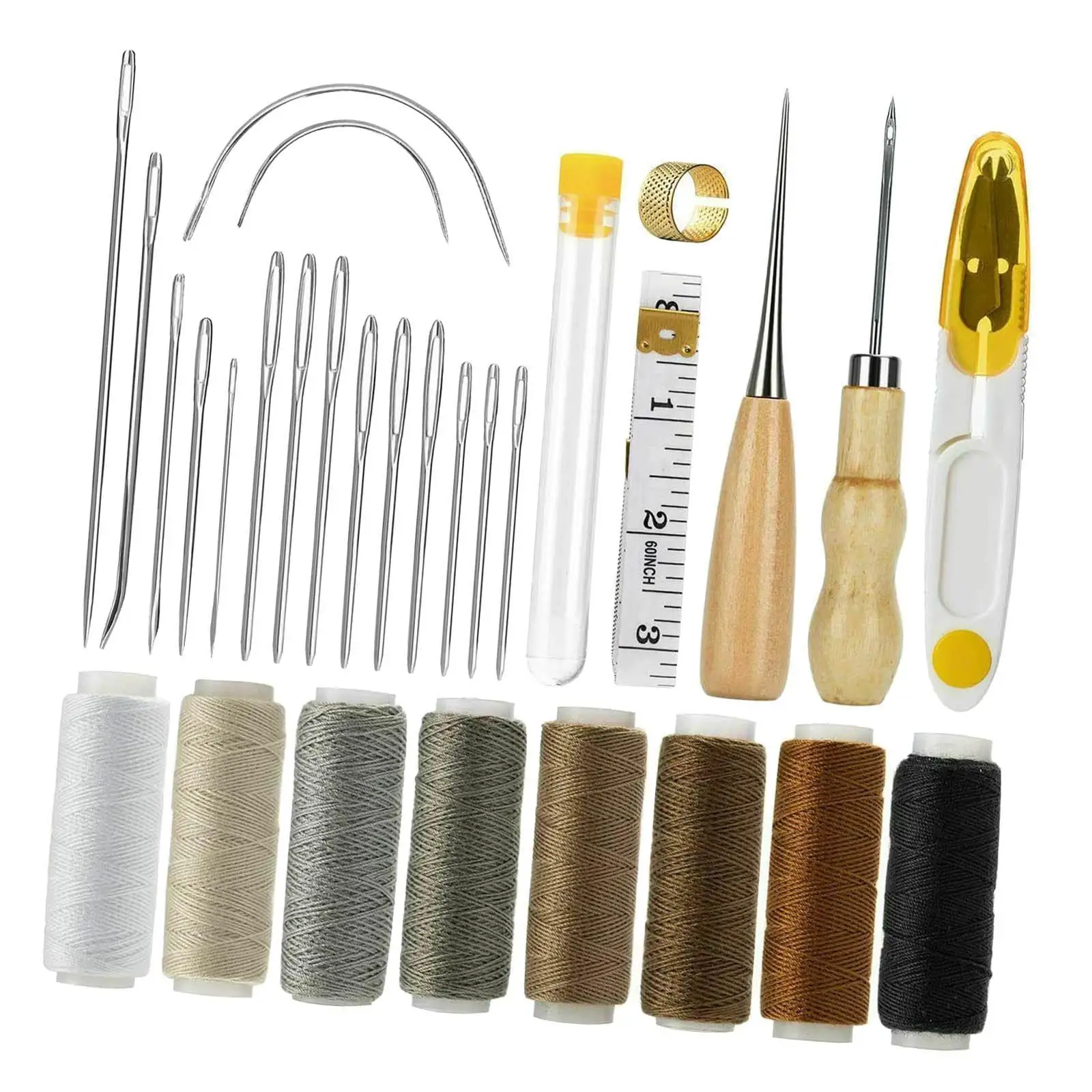 29Pcs Leather Craft Sewing Leather Work Tools Set Leathercraft Accessories