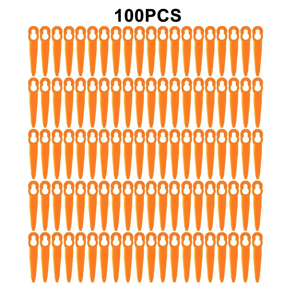 100 Pack Plastic Replacement Blades For STIHL FSA 45 Cordless Strimmer
