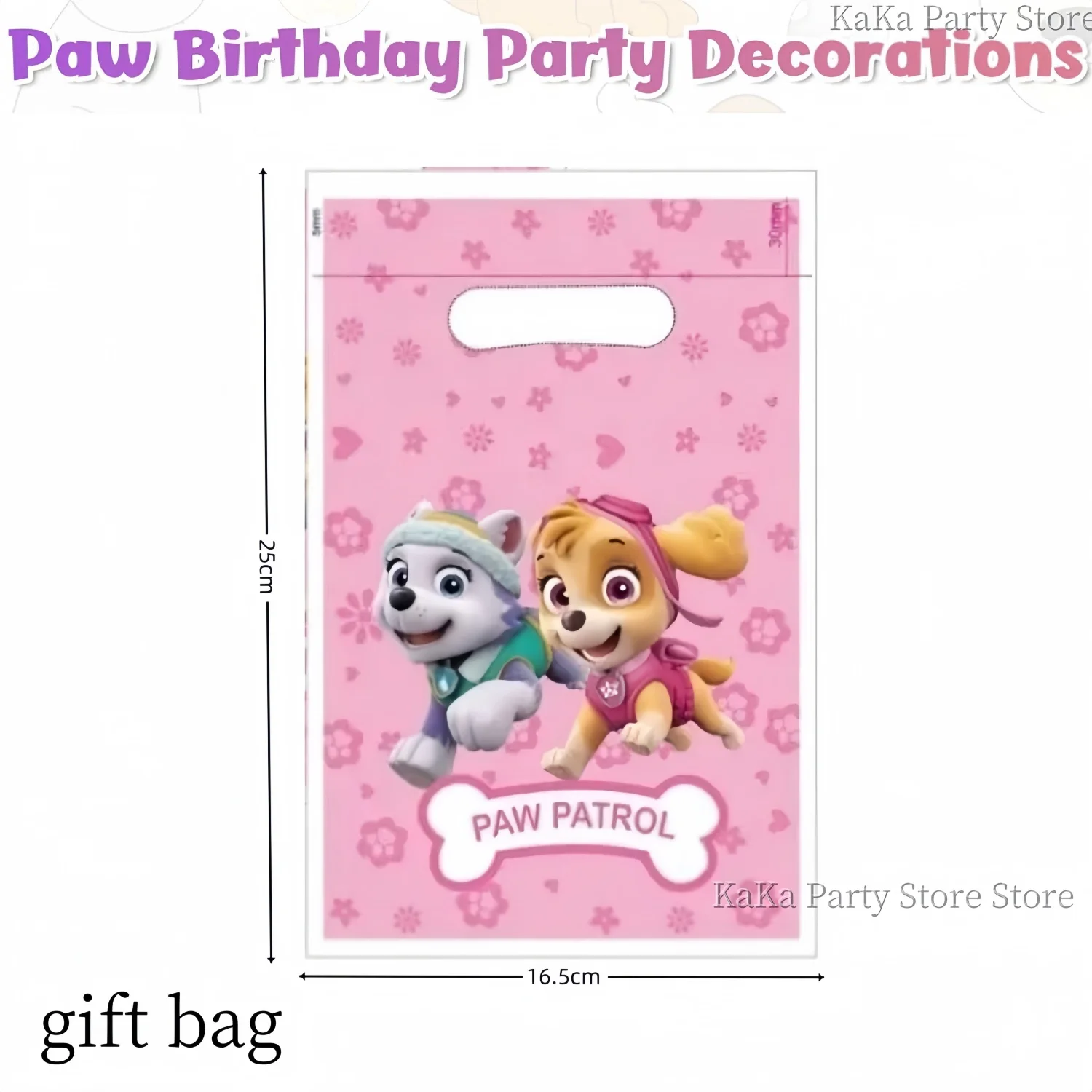 Paw Patrol Geburtstagsparty-Dekoration, Hund Skye, Einweggeschirr, Tischdecke, Tassen, Teller, Servietten, Geschenk, Paw Patrol Party-Accessoires und -Artikel – Detail 12