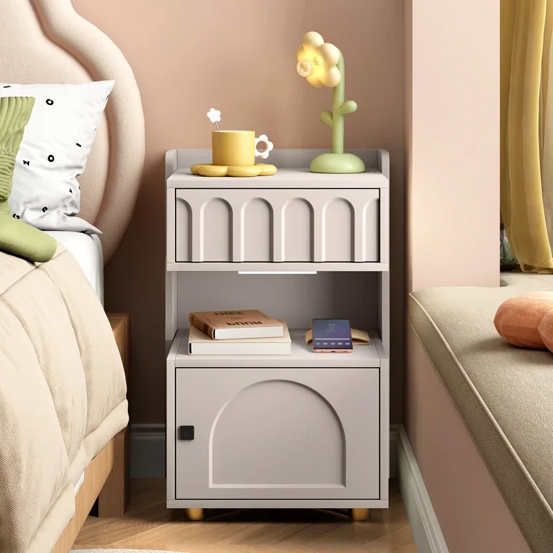 

Hanging Rustic Nightstands Narrow Organizers Minimalist Luxury Modern Nightstands Nordic Kawaii Table De Chevet Home Furniture