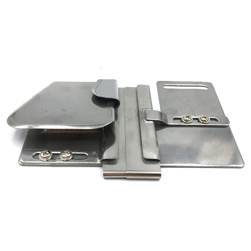 Industrial Sewing Machine Crimping Presser Foot, Lap Seam Folder, Folder, Fast One Side Zipper,Upper Zipper Hemming Attachment 3
