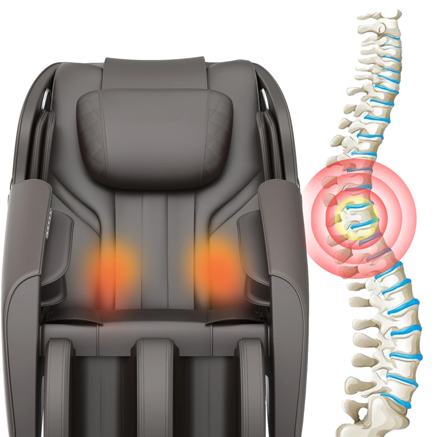 2 Year Warranty 4D SL Airbag Zero Gravity full body Massage Chair Home 3D Office Foot Roller Shiatsu Office Chair Massage Sofa 5