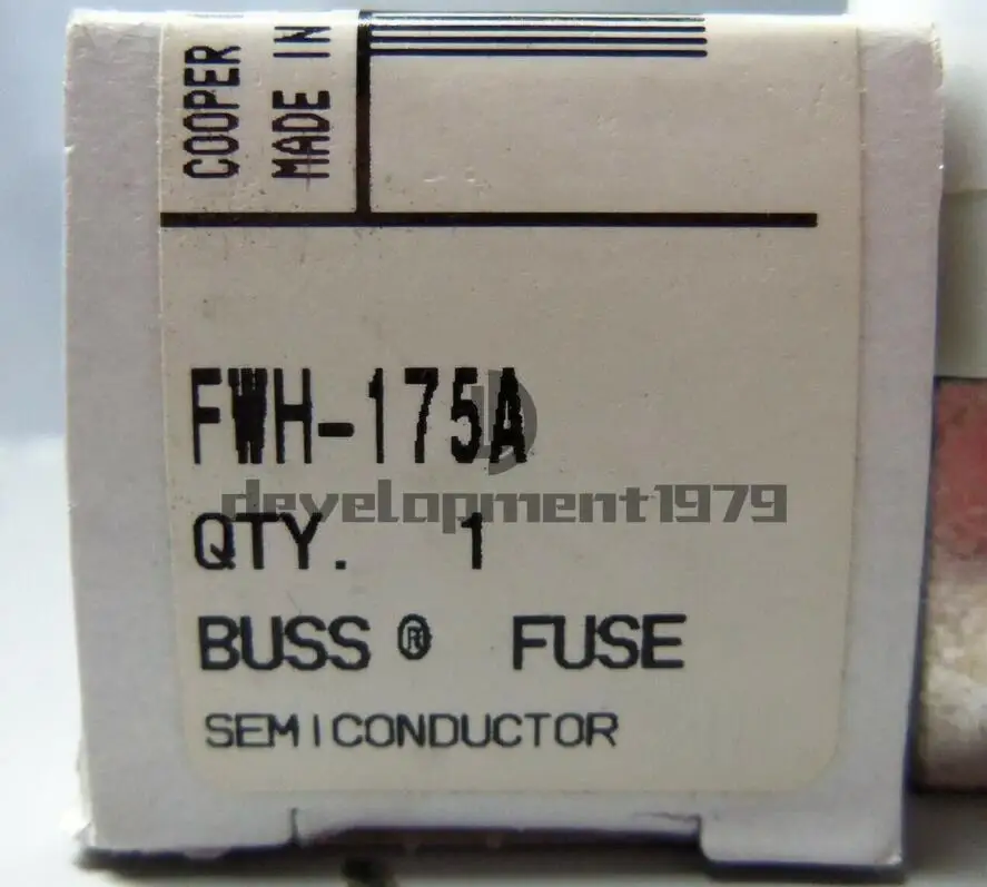 

one New Bussmann FWH-175A 175 Amp Fuse Semiconductor 500 Volt