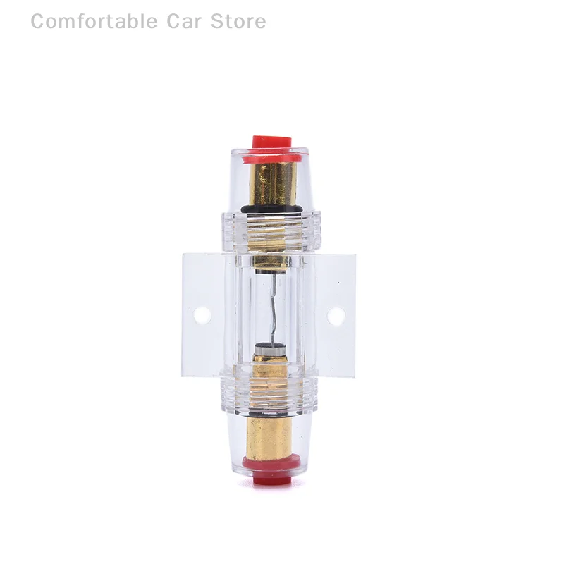 1pc 60a 1,8x8cm Manometer Sicherungs halter im Line Car Audio Leistungs schalter Verstärker – Detail 3