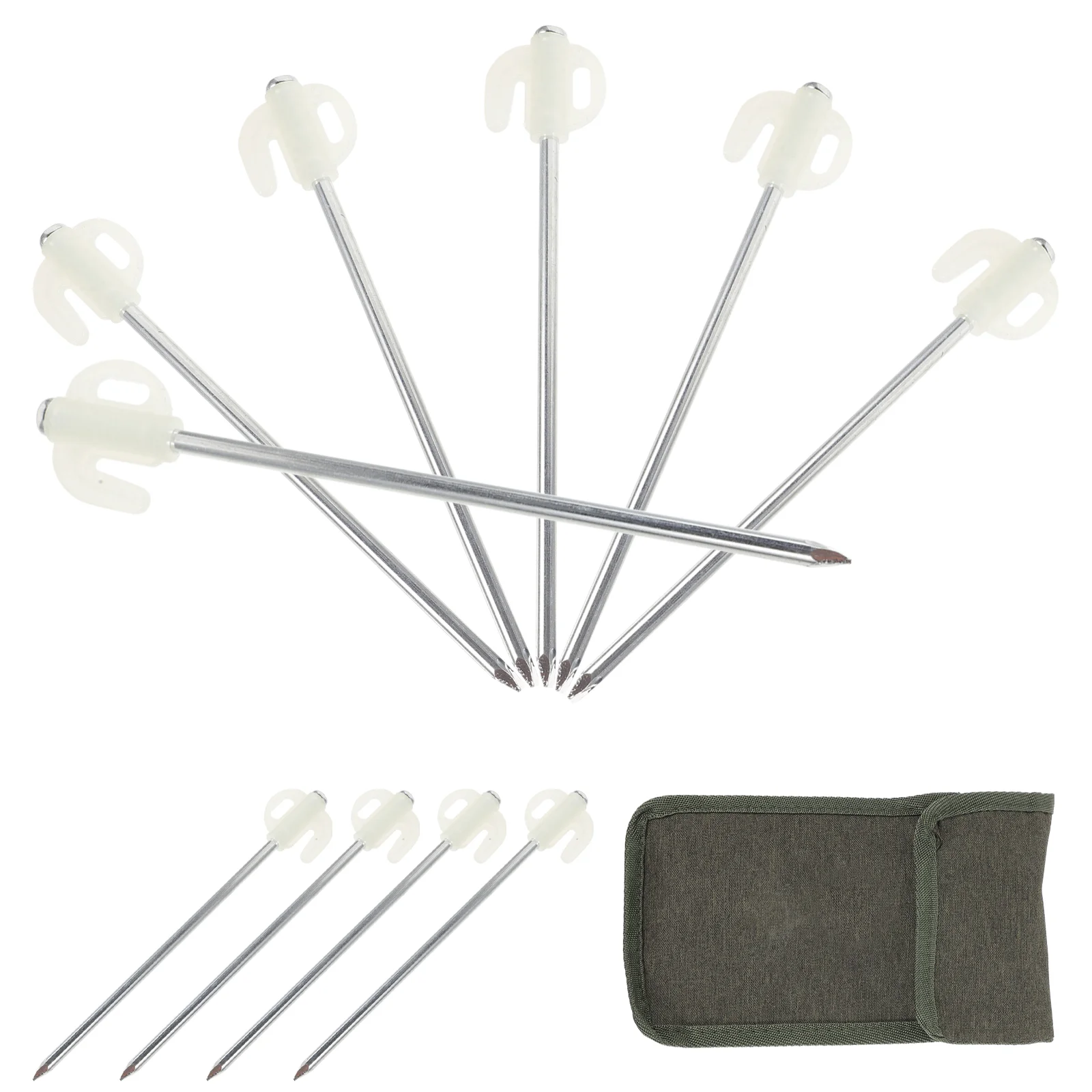 

Ground Pile Camping Accessories Tent Stakes Lightweight Stainless Steel Spikes Metal