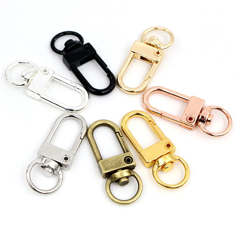 Lobster Clasps 10pcs/lot Gold Silver Plated DIY Jewelry Making Findings for Keychain Neckalce Bracelet Supplies