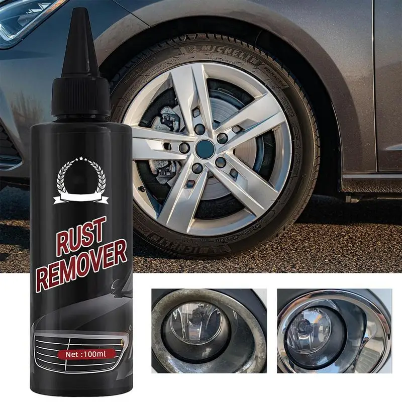 

100ML Car Rust Remover Spray Professional Metal Polish Rust Dissolver Multi-functional auto Wheel Hub Refurbishing Agent Cleaner