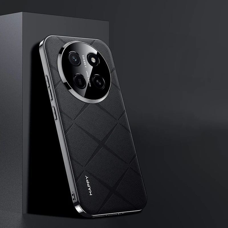 Elegant Leather + PC Ultra-Thin Camera Protection Case