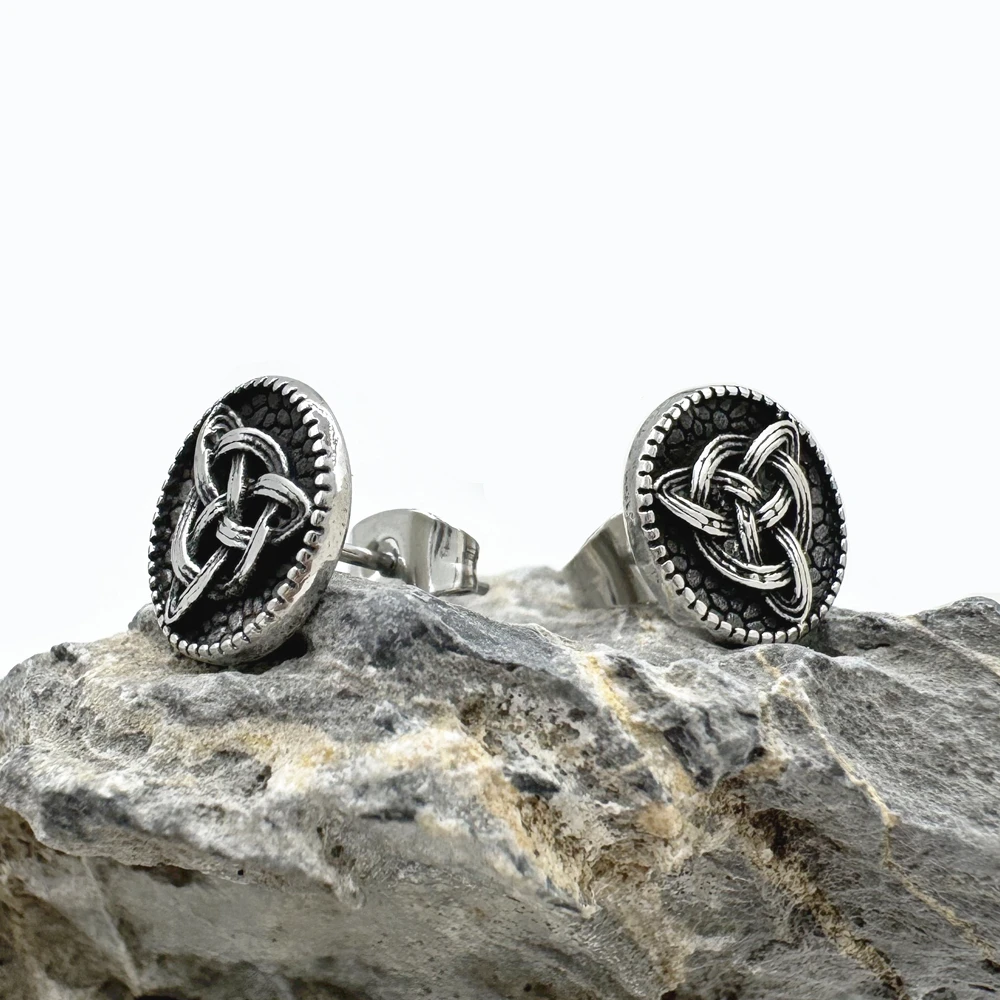 Orecchini A Cerchio Celtici In Argento 925 | Gioielli Con Nodo Celtico Vichingo, Piccoli Cerchi Da Donna E Uomo, Regalo Antiallergico In Confezione Regalo