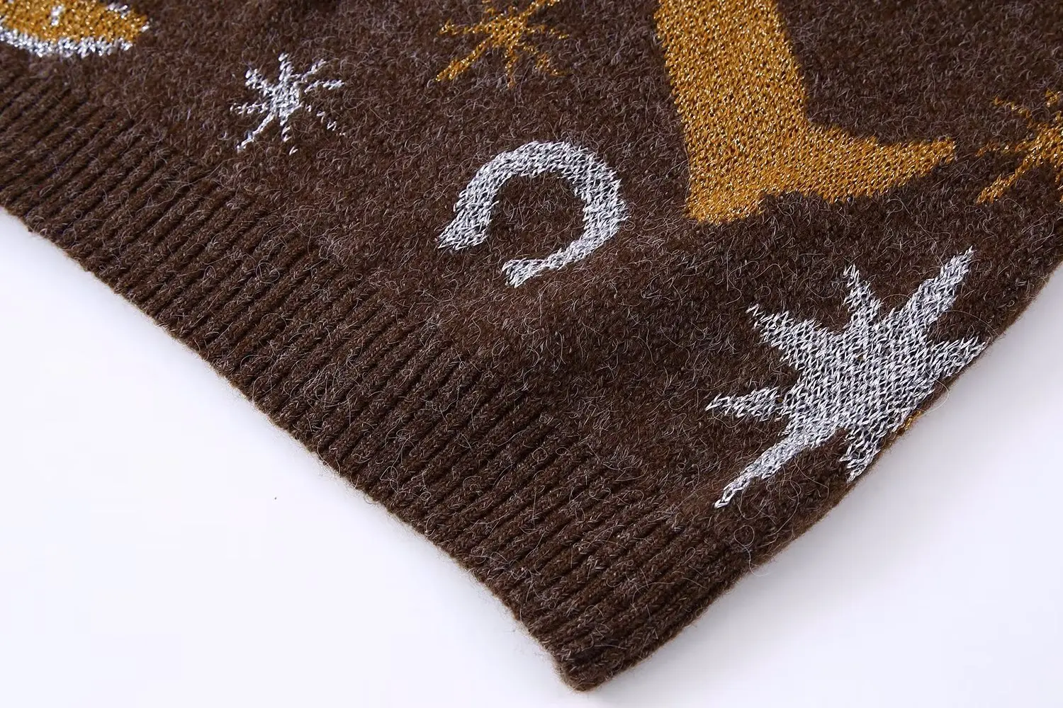 Loose Long Sleeve Pullovers Autumn Winter Warm Women Sweater Pull Hippie Ethnic Jacquard Knitted Sweaters Jumpers Boho Casual - view