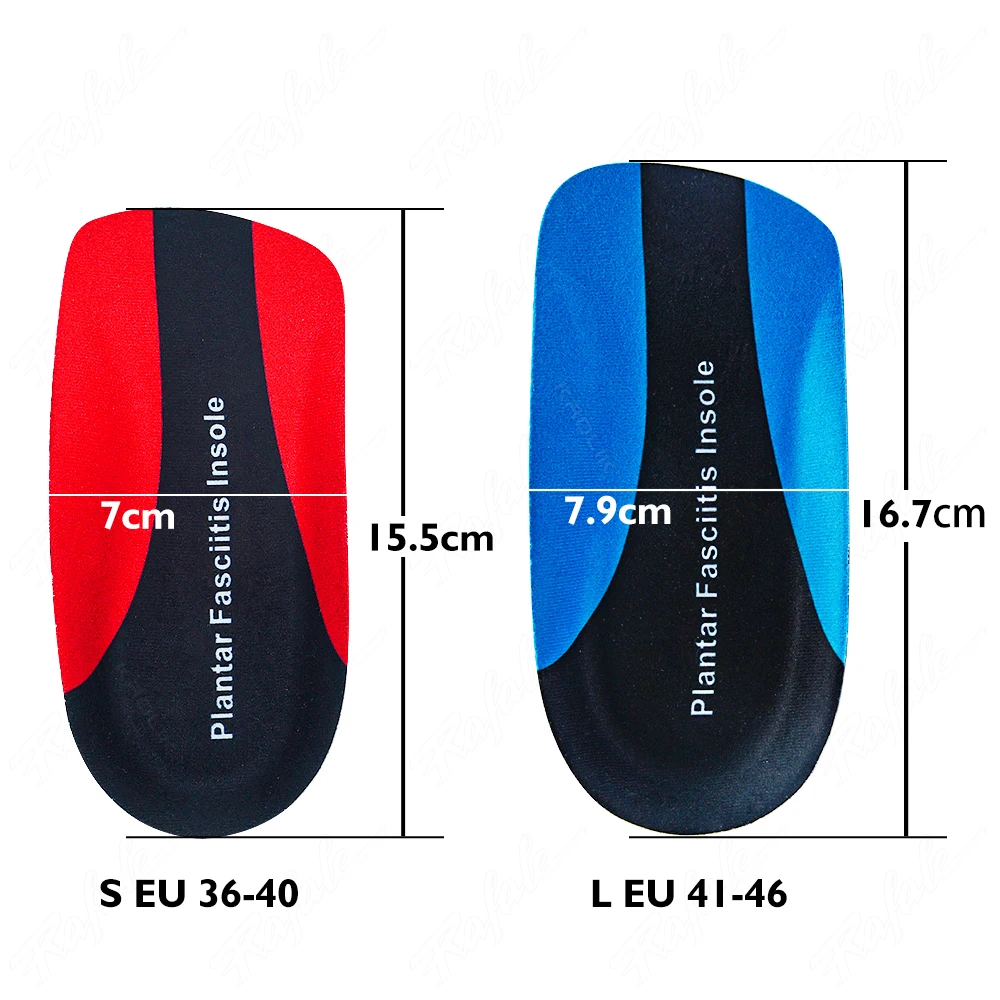 3/4 Orthopedic Insoles Premium Arch Support Shoe Pads for Plantar Fascia Over-Pronation Women Men Orthopedic Foot Spur Pain Insert shoe insoles