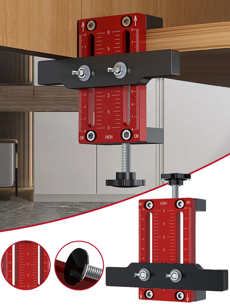 Floor Cabinets Frame Install Clamp Hidden Door Install Mounting Jig Precision Carpentry Framework DIY Support Arm Mini Clip Tool