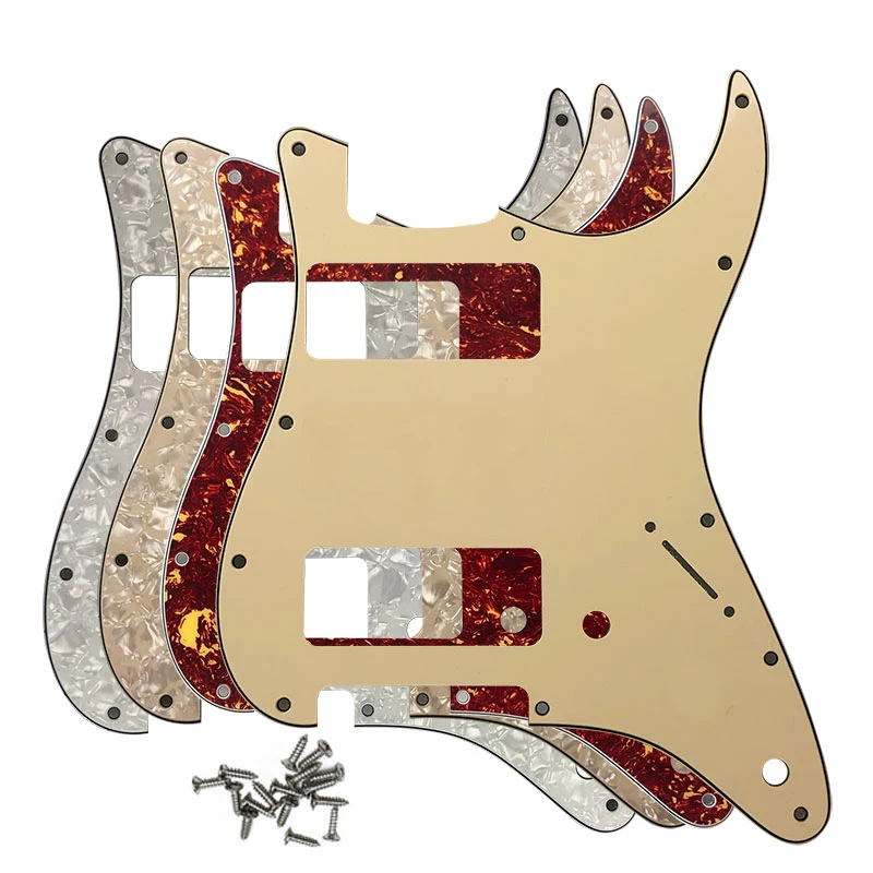 Pleroo Custom Quality Guitar Parts 2 P90 Strat Guitar PICKGUARD For US