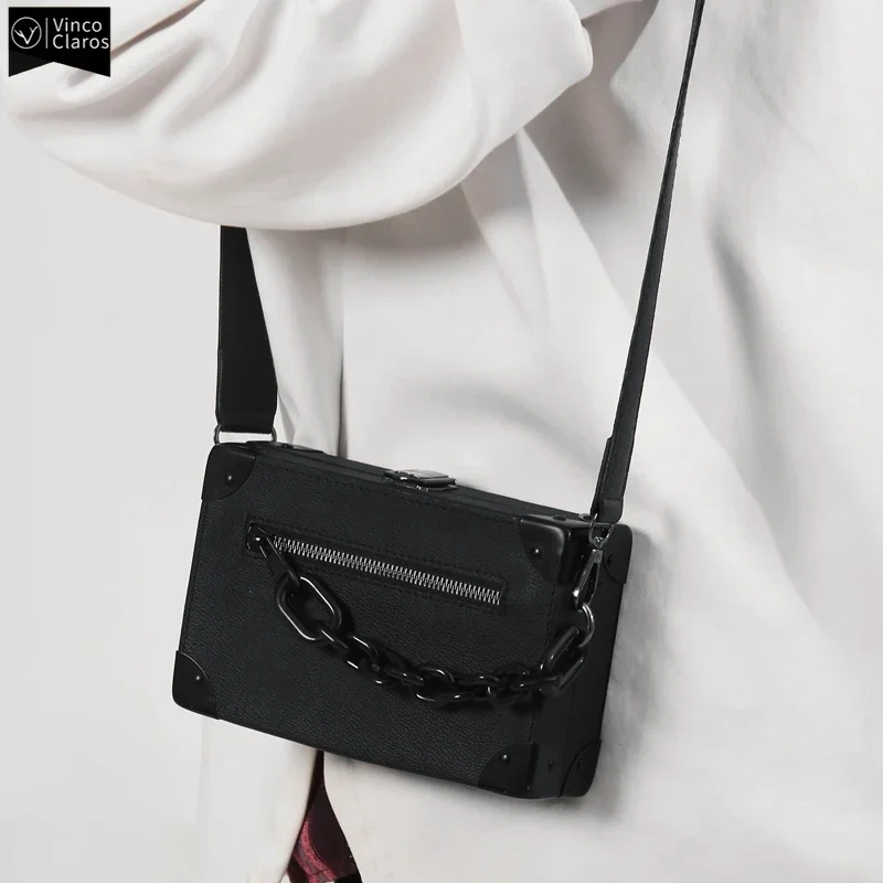 ショルダーバッグ・ポシェット LCDC : 25SS / STUD-STRAP BAG (BLACK) ECCO® Pinch Lock Wave Leather Crossbody Bag | Black