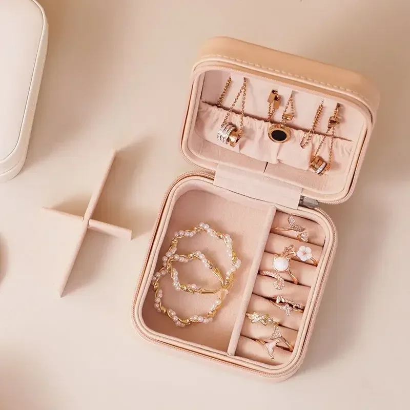 Jewelry Storage Bags Gift Boxes Gift Wrapping Organizer Multi-functional Jewelry Packaging Box with Gift Wrap Storage for Travel