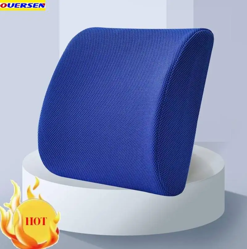 Memory Foam Lumbar Back Support Cushion Car Seat Office Home Chair