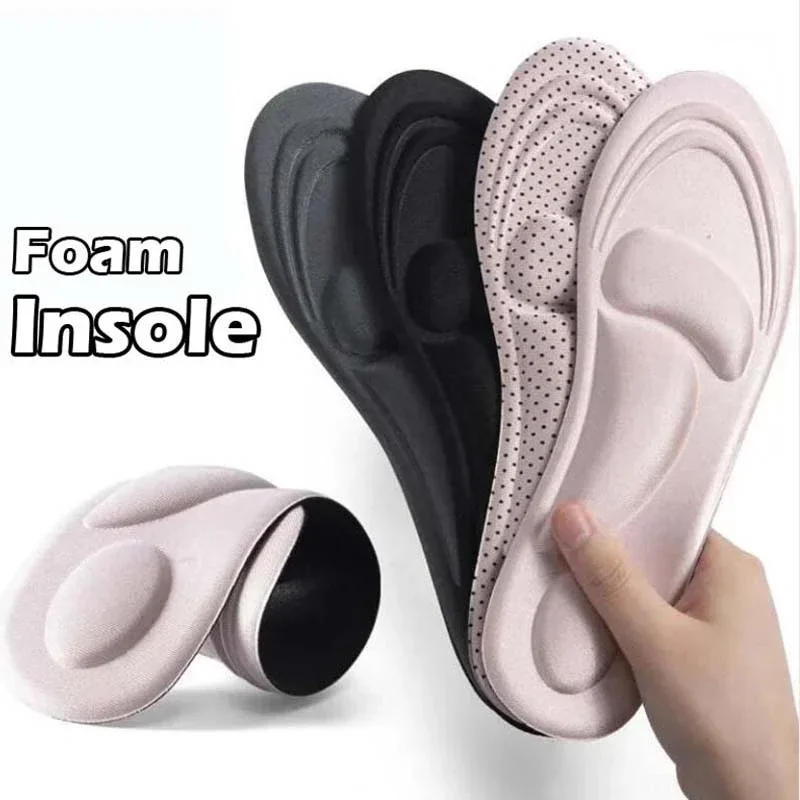 

Memory Foam Insoles Women Running Breathable Comfortable Massage Soles Cushion Sneakers Arch Inner Support Deodorant Shoe Pads