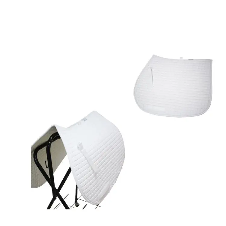 Equestrian Sweat Mat White Comprehensive Saddle Mat Absorb Sweat Breathable Shock Absorbing Equestrian Competition Riding