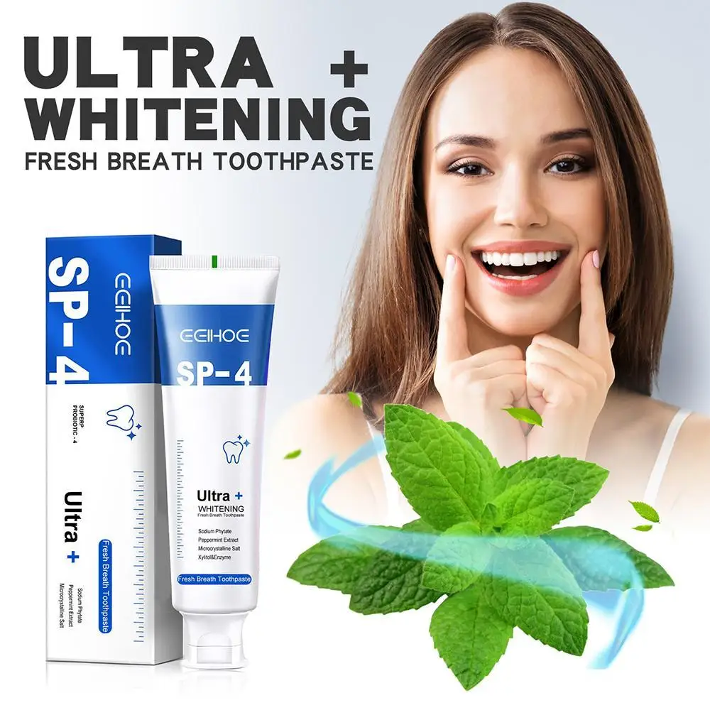 

120g Probiotic Toothpaste SP-4 Brightening Whitening Toothpaste Protect Gums Fresh Breath Mouth Teeth Cleaning Health Oral Care