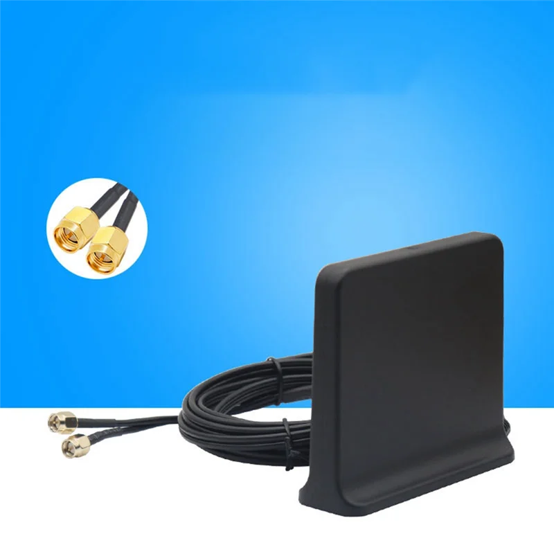 신호 부스트 외부 옴니 와이파이 안테나, TS9 어댑터 포함, 5G, 4G LTE, 3G GSM, Mimo, 공중 고이득, 12Dbi 600-6000Mhz