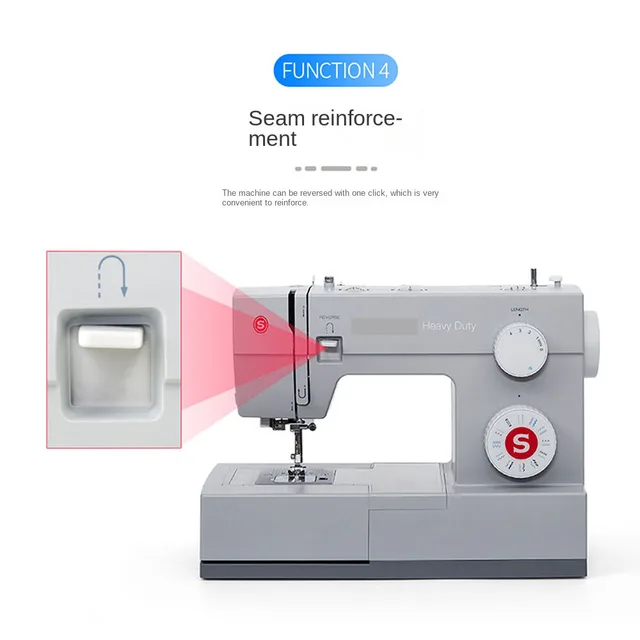 SINGER 4423 Heavy Duty Sewing Machine With Included Accessory Kit 90W  High-Power 23 Kinds Of Multifunctional Desktop Sew Trolley - AliExpress