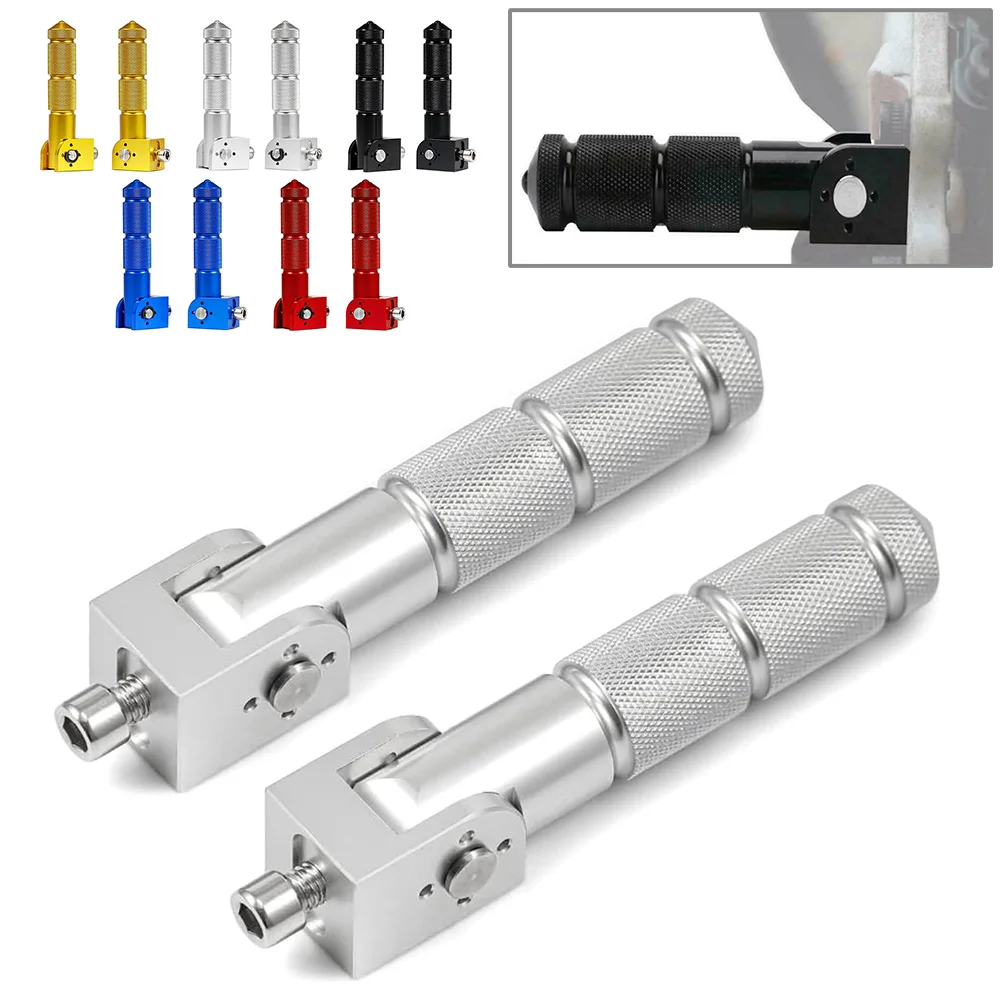 

CNC Universal Motorcycle Bike Folding Foot Pegs Rear Set Pedals