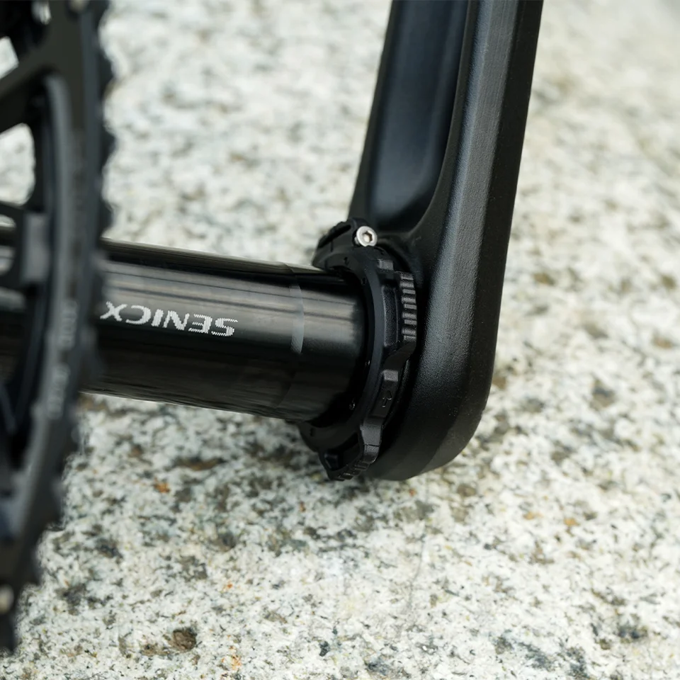 Senicx-ロードバイク用クランクセット,折りたたみ式チェーンリング