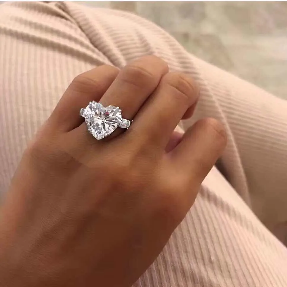 婚約カクテル用の100% スターリングシルバーのリング,ライン