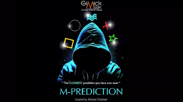 

M-PREDICTION (Gimmick and Online Instructions) by Mickael Chatelain Card Magic and Trick Decks Close Up Performer Street Magic