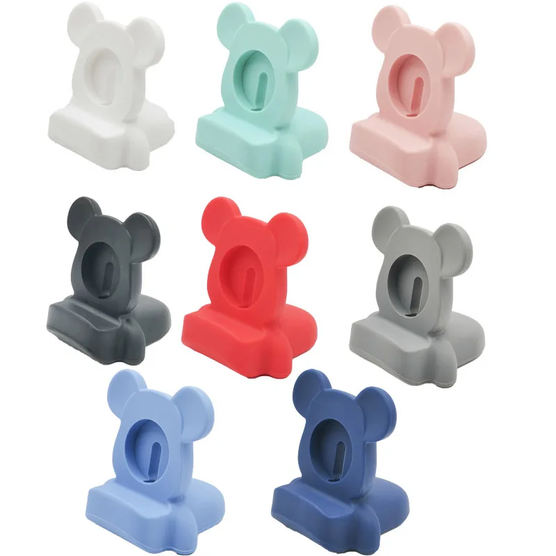 Cartoon Desktop Stand Silicone Charger For Apple Watch Series 9 8 7 6 SE 5 4 IWatch 49mm 45mm 44mm 42mm 41mm 40mm