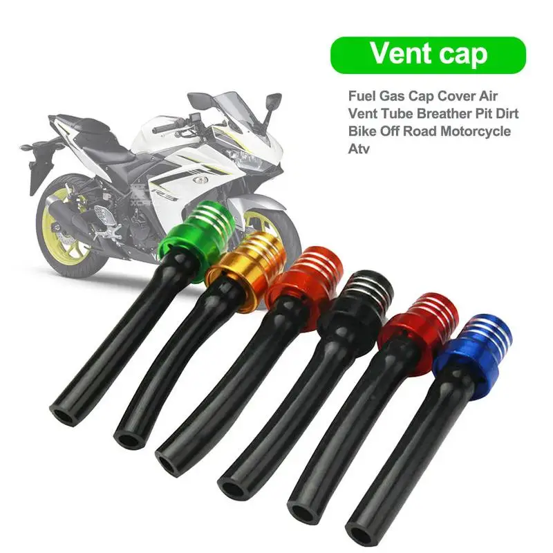 

1PC Motorcycle Gas Fuel Cap 2 Way Valves Vent Breather Hoses Tubes For Motocross ATV Quad Dirt Pit Bike Fuel Tank Breather Pipe