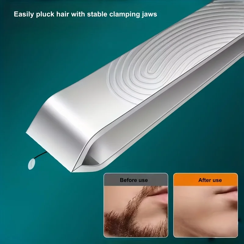 스테인리스 스틸 두꺼워진 정밀 눈썹 핀셋 고정밀 제모 핀셋 남성용 수염 핀셋