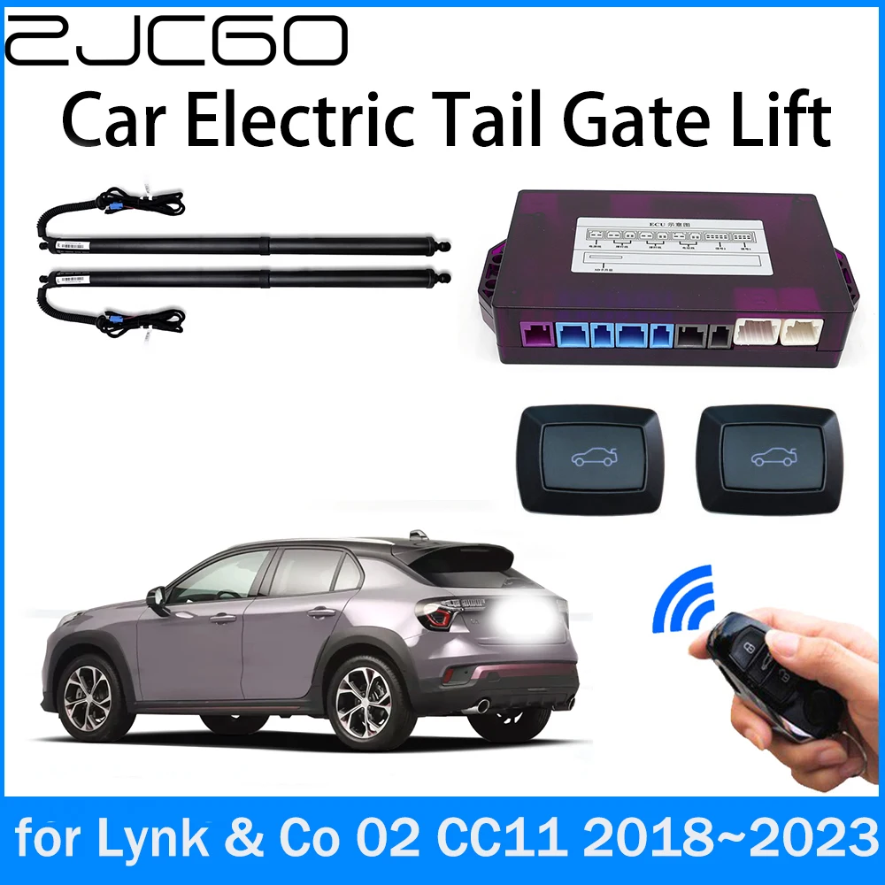 

ZJCGO Car Power Trunk Electric Suction Tailgate Intelligent Tail Gate Lift Strut for Lynk & Co 02 CC11 2018~2023