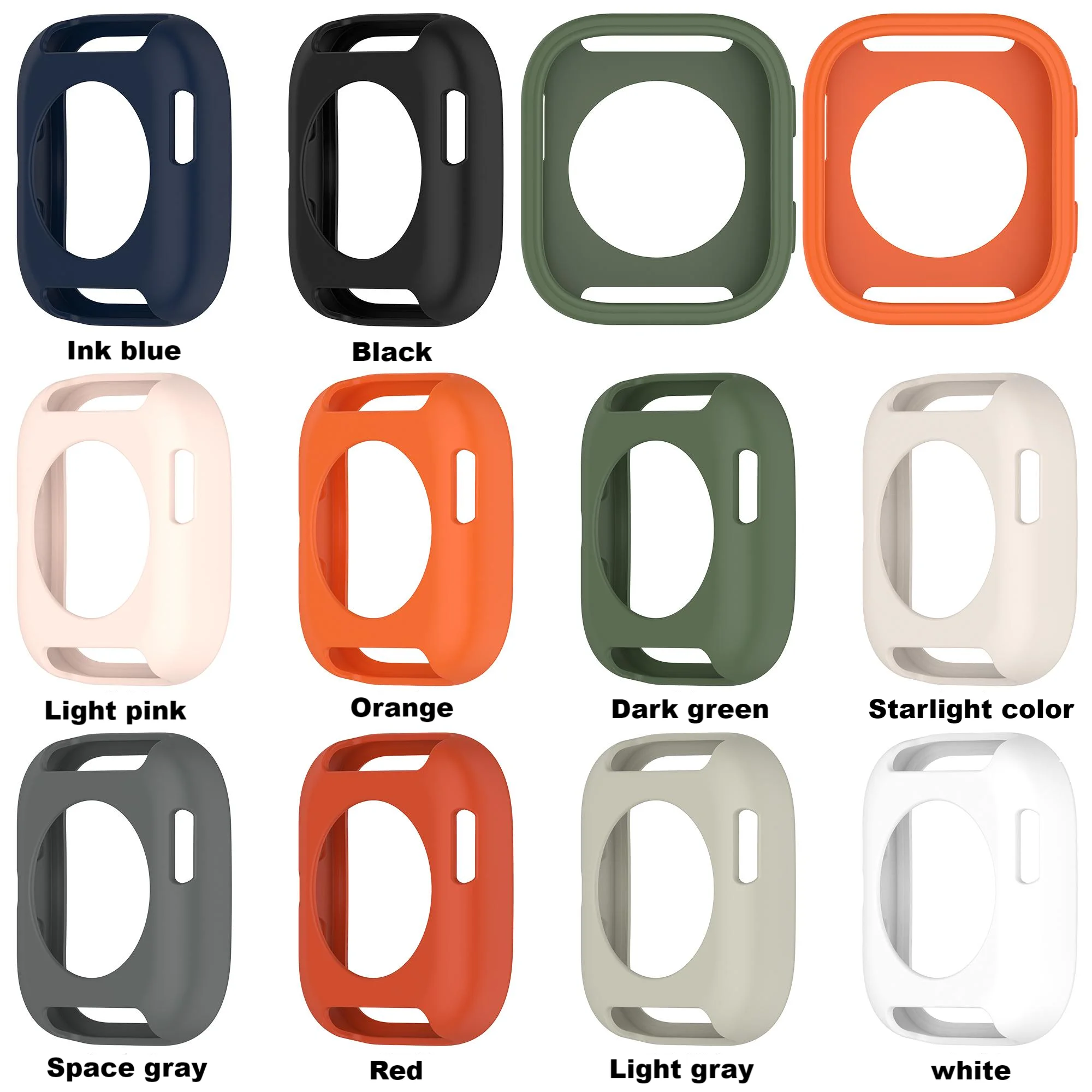 Amazfit Bip6 (A2435) 용 밴드 케이스 스마트 시계 스트랩 Amazfit Bip 6 커버 용 안티 드롭 스크린 프로텍터 범퍼